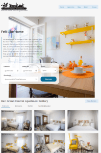 new website bari grand central apartment